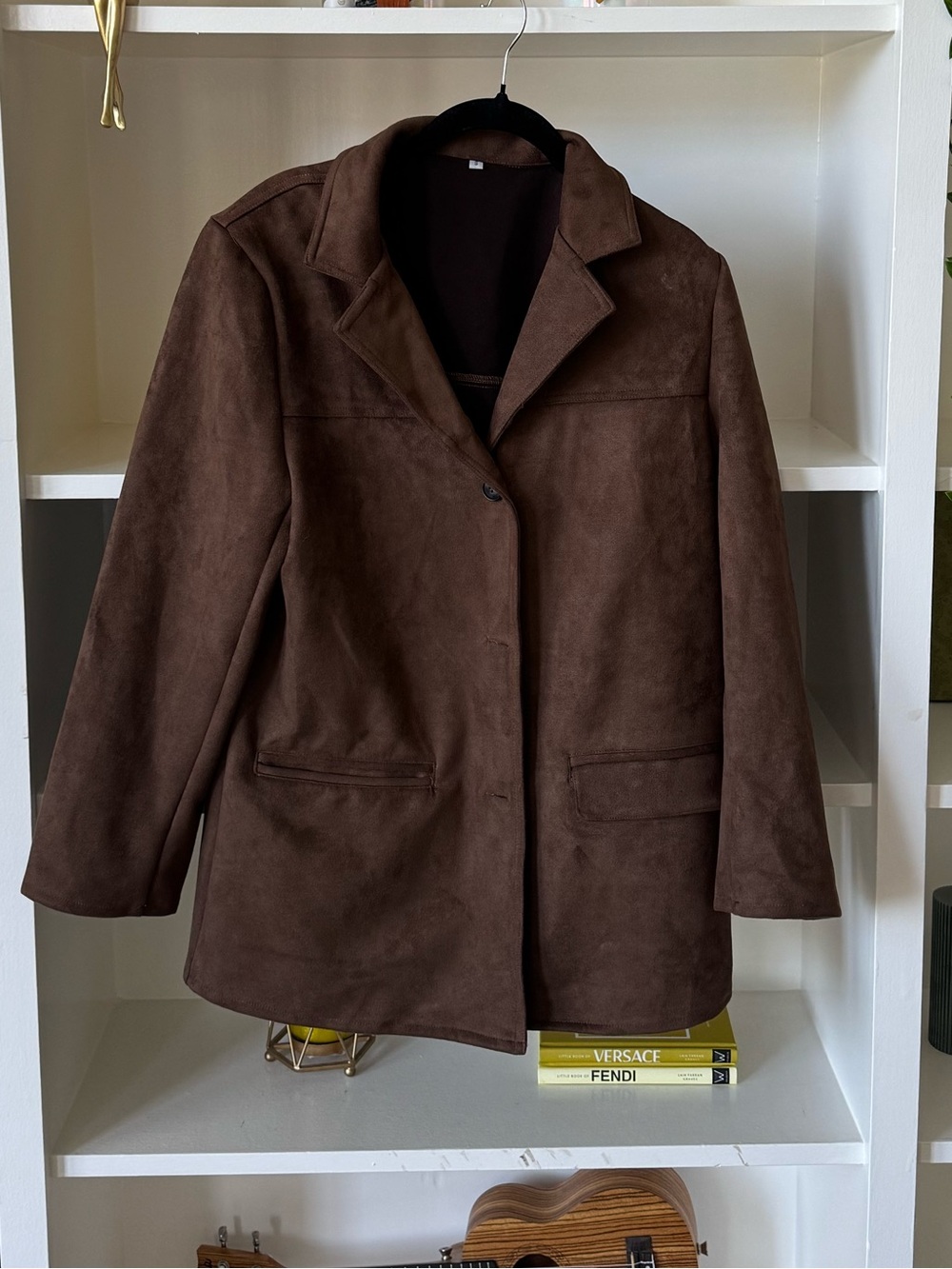 Brown Suede Coat